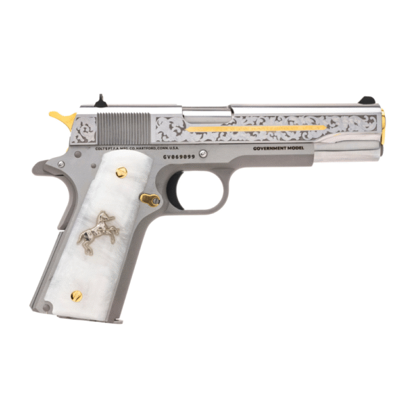 (SN: GV069099) Colt Series 70 1911 Heritage Pistol .38 SUPER (NGZ5490) NEW DTX