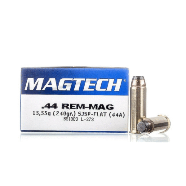 Magtech 44 Magnum Ammo - 1000 Rounds of 240 Grain SJSP Ammunition