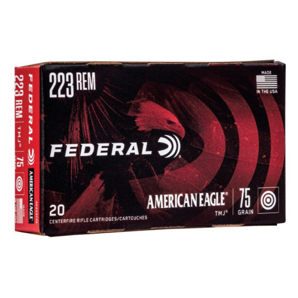 American Eagle Rifle, 223 Rem, 75 Grain, Total Metal Jacket, 2775 fps