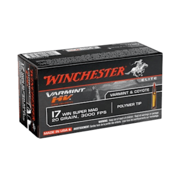 Winchester® Varmint .17 WSM Rimfire Ammunition - .17 WSM - 20 Gr. HV