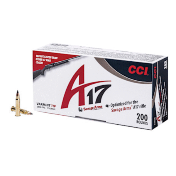 CCI® .17 HMR A17 Rimfire Ammunition - .17 HMR 17 gr. Varmint Tip
